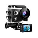 4K Sports Ultra HD DV action camera with 170-degree wide-angle lens