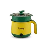 Prestige Plus 1000W electric multi cooker with non-stick inner pot and tempered glass lid