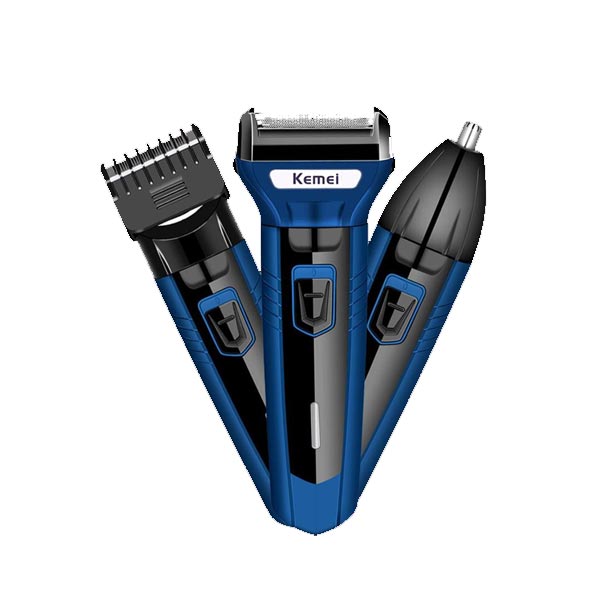 kimi-01 Kemei KM-6330 3-in-1 Rechargeable Grooming Kit - Image 1